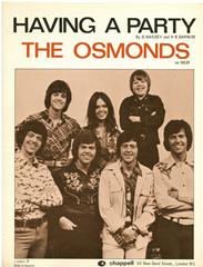 cover: Having A Party, The Osmonds, Gesang, Gitarre, Klavier