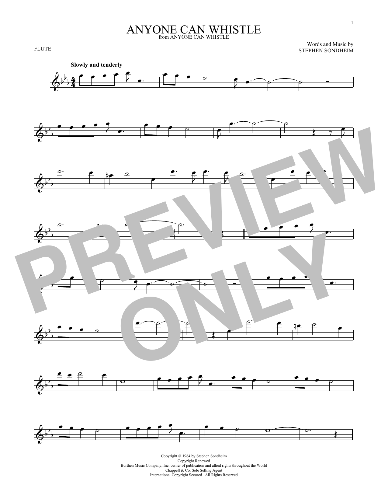 Product gallery: Page 1 of 1 Anyone Can Whistle, Stephen Sondheim