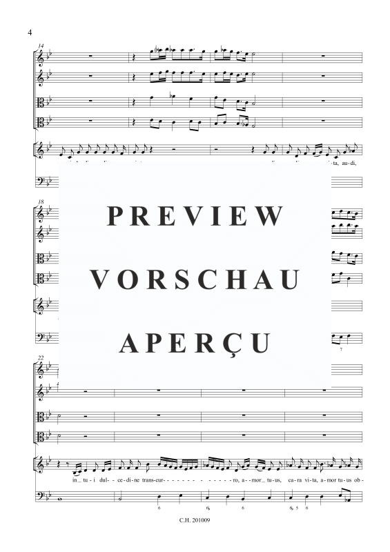 gallery: O anima iam veni, , (Gemischtes Ensemble Canto, Alto, 2 Violinen, 2 Violen und BC)
