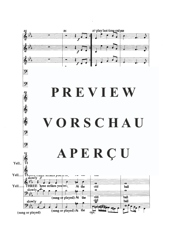 Produktgalerie: Seite 10 von 11 Take Me Out to the Ball Game, , Blechbläser Quintett