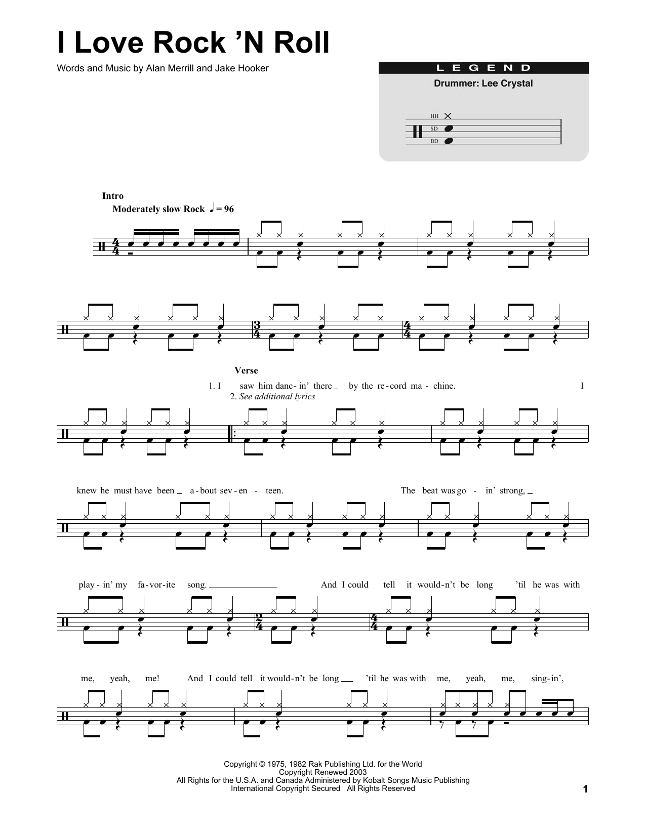 Product gallery: Page 1 of 1 I Love Rock 'N Roll, Joan Jett & The Blackhearts