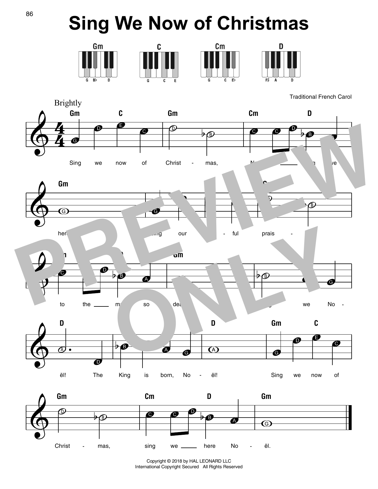 Product picture to: Sing We Now Of Christmas