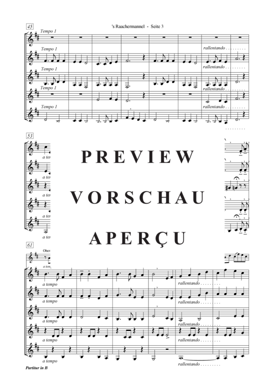 gallery: s' Raachermannel , , (Trompeten-Quintett + Oberst. ad lib)