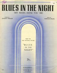 cover: Blues In The Night, Harold Arlen, Gesang, Klavier