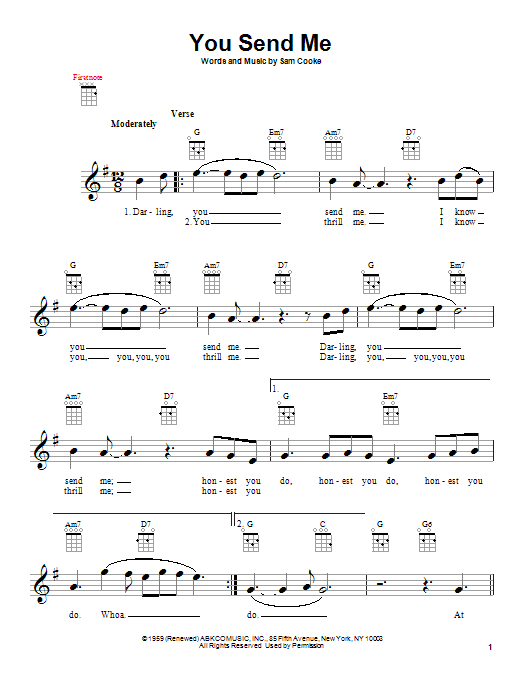 Product gallery: Page 1 of 1 You Send Me, Sam Cooke