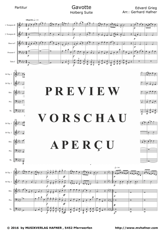 gallery: Gavotte, , (Brass Quintet)