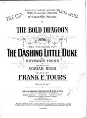 cover: The Bold Dragoon, Frank E. Tours