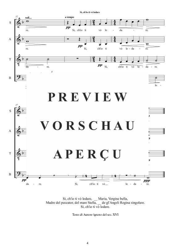Produktgalerie: Seite 5 von 11 Si, ch'io ti vò lodare - Lobgesang, , Gemischter Chor a capella