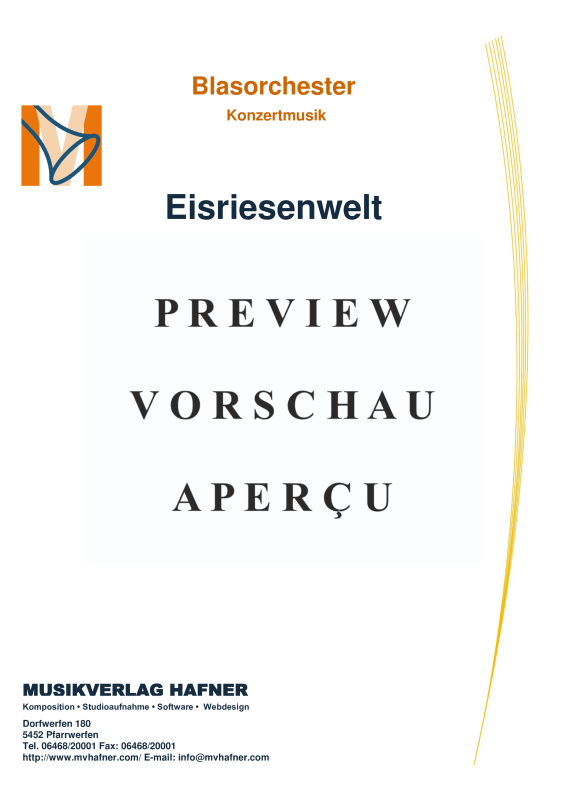 Product gallery: Page 4 of 11 Eisriesenwelt, , (large wind orchestra)