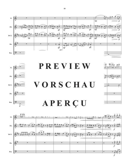 Product gallery: Page 12 of 21 Drei Inventionen , , (Woodwind Quartet)