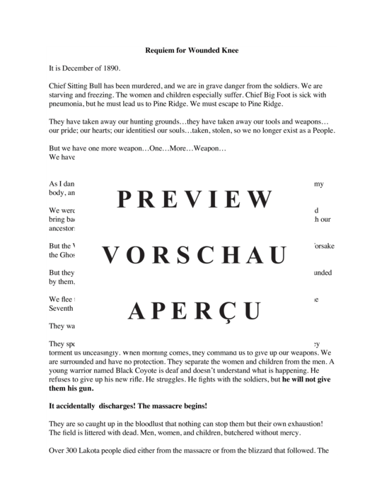 Produktgalerie: Seite 5 von 21 Requiem for Wounded Knee , , (2x Tuba + Klavier + Erzähler)