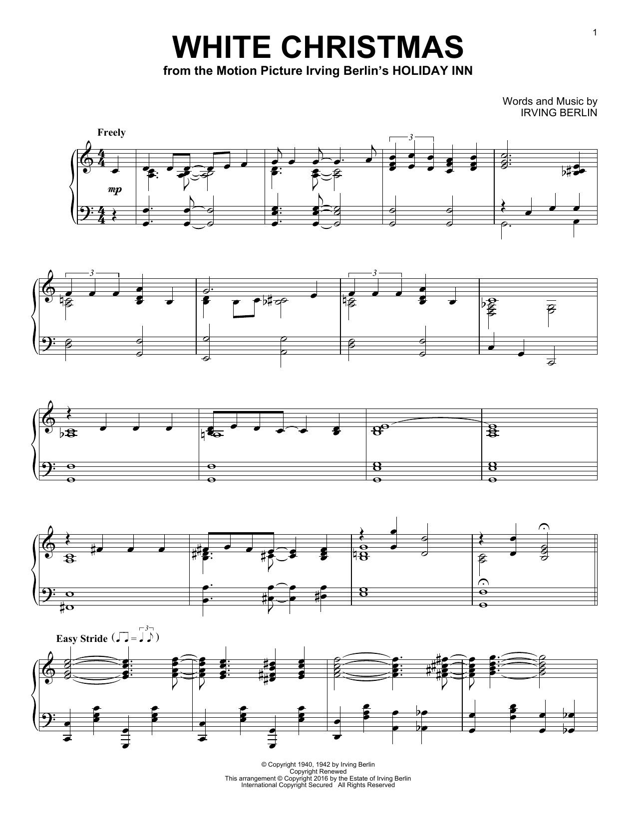 Product gallery: Page 1 of 1 White Christmas, Irving Berlin