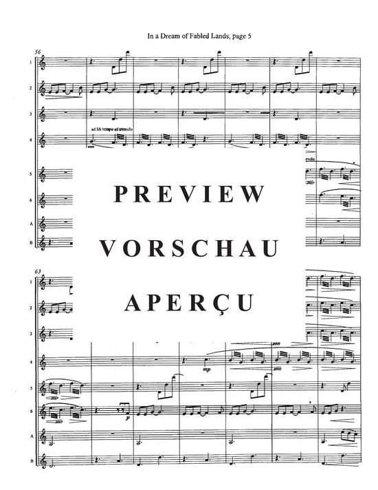 Product gallery: Page 8 of 21 In A Dream of Fabled Lands , , (6 C flutes, alto flute and bass flute)