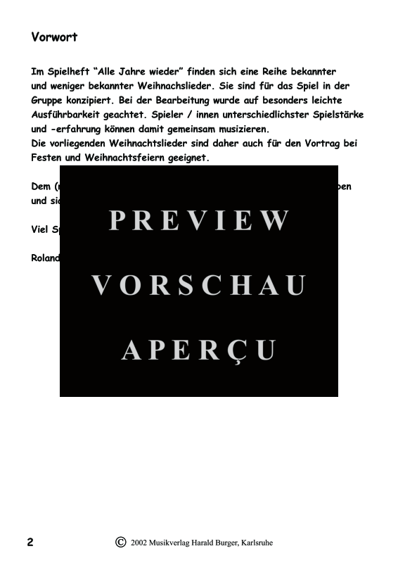 gallery: Alle Jahre wieder, , Gitarren-Ensemble 2-4 Gitarren