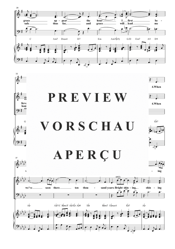 Product gallery: Page 9 of 10 Amazing Grace, , Mixed Choir Sab and Piano