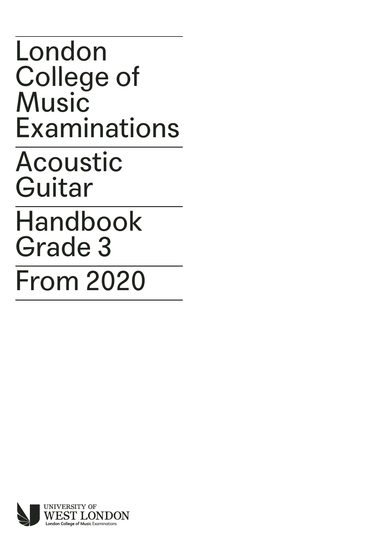 Produktgalerie: Seite 1 von 1 LCME Acoustic Guitar Handbook Grade 3 2020, LCME