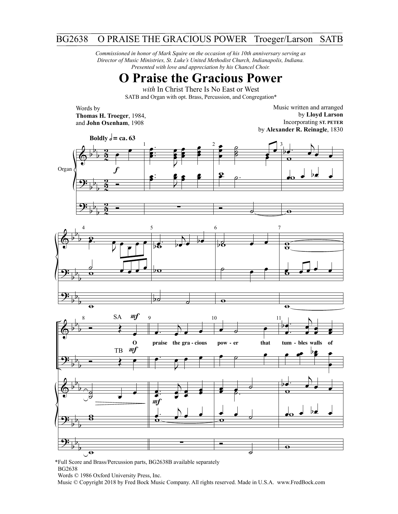 Product gallery: Page 1 of 1 O Praise the Gracious Power, John Oxenham
