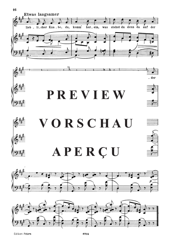 Product gallery: Page 3 of 3 Lied II aus dem Schenkenbuch Op.25 No.6, , Medium Voice and Piano