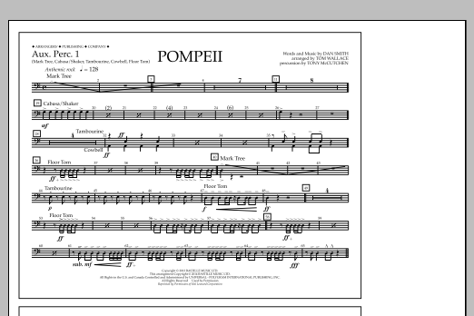 Produktbild zu:  Pompeii - Aux. Perc. 1 - Tom Wallace