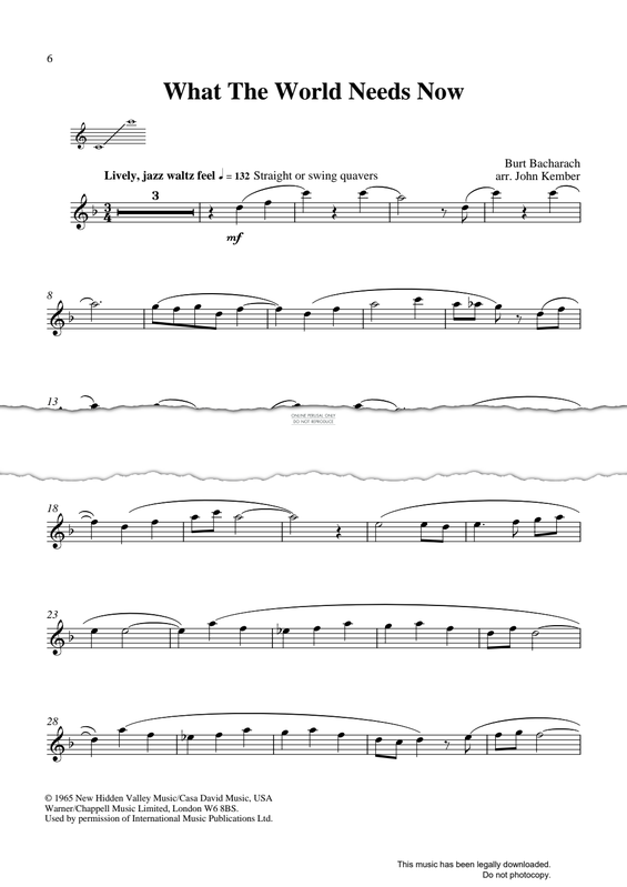 Product gallery: Page 1 of 1 What The World Needs Now Is Love, Burt Bacharach