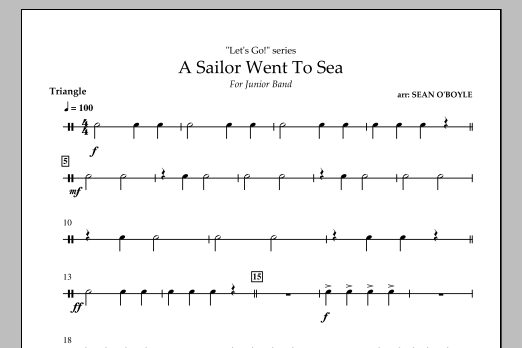Produktbild zu:  A Sailor Went To Sea - Triangle - 