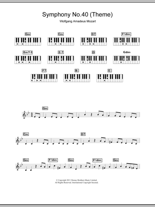Produktbild zu: Symphony No. 40 (Theme)