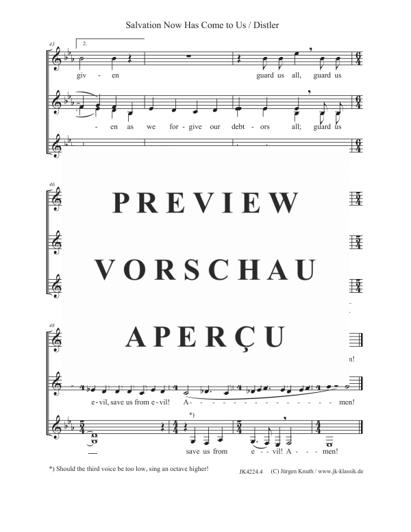 gallery: Salvation Now Has Come to Us (The Year Cycle, Op.5, No.33), , Frauenchor SSA