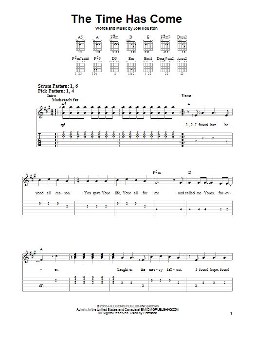 Product gallery: Page 1 of 1 The Time Has Come, Hillsong United