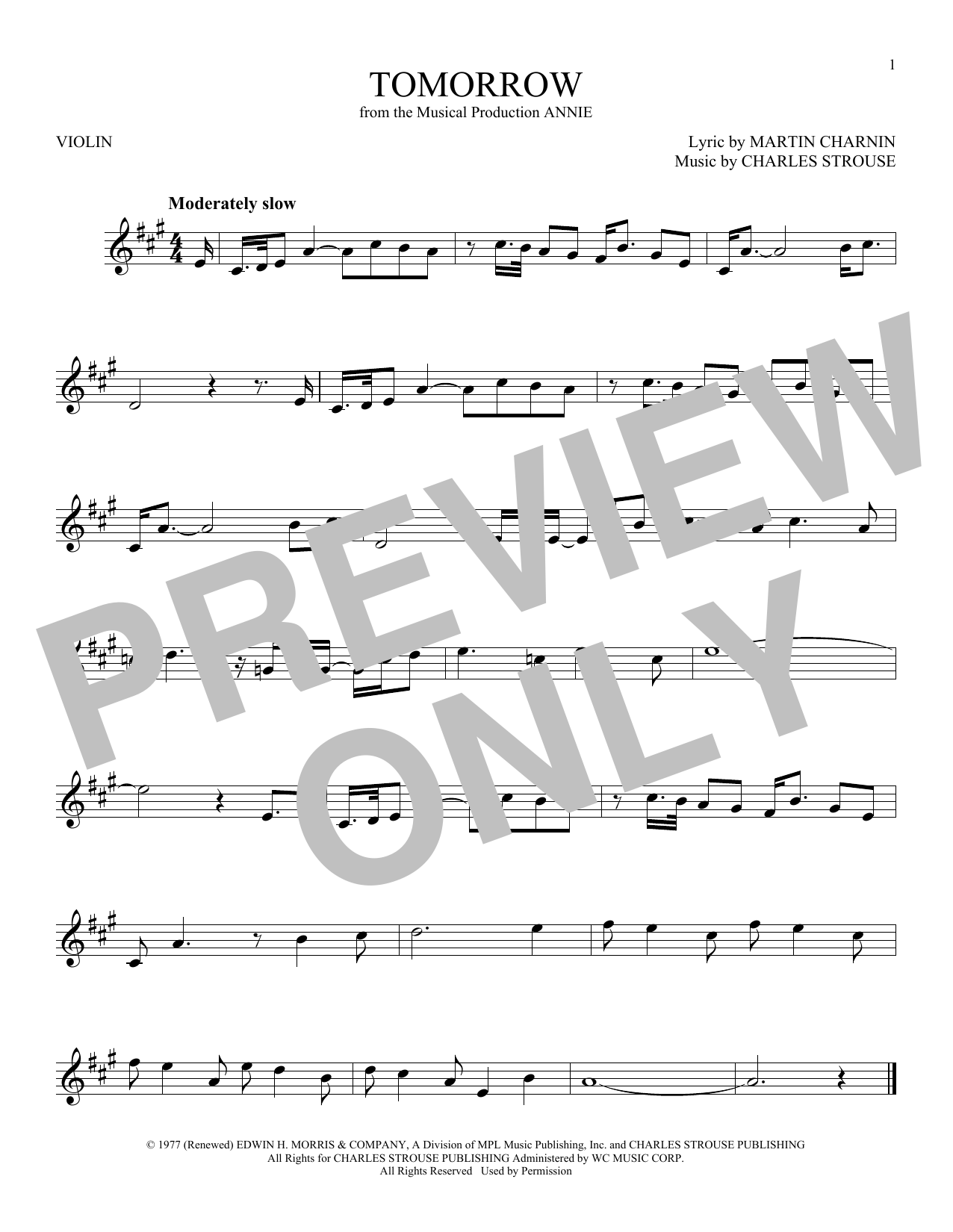 Product gallery: Page 1 of 1 Tomorrow, Charles Strouse