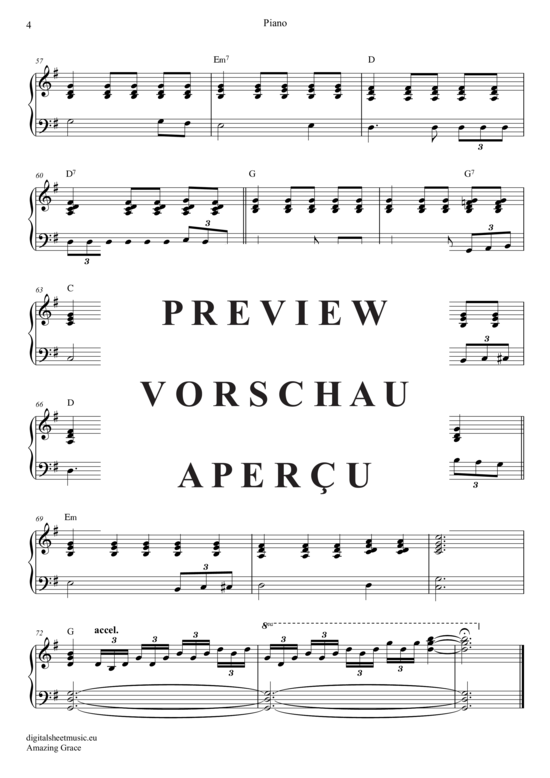 gallery: Amazing Grace , Presley, Elvis, (Violinen Trio + Klavier)