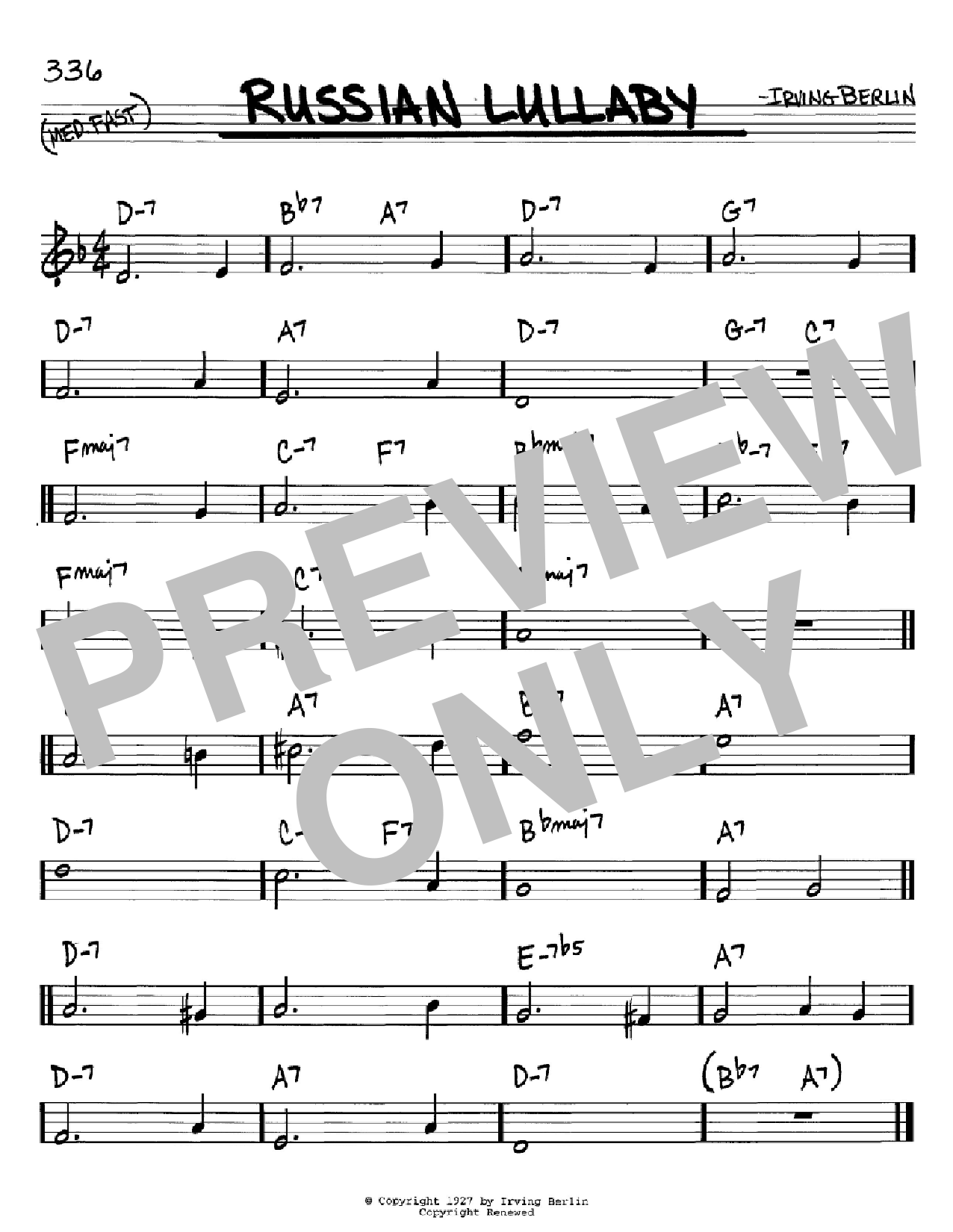 Produktbild zu: Russian Lullaby