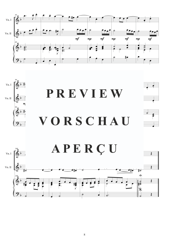 Produktgalerie: Seite 9 von 11 Trio Sonata No.2 in F-Dur Op.1, , 2 Viokinen und Cembalo