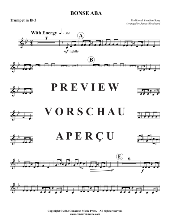 Produktgalerie: Seite 10 von 15 Bonse Aba , , (Trompeten-Quartett + Perc.)
