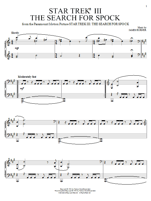 Product gallery: Page 1 of 1 Star Trek III - The Search For Spock, James Horner