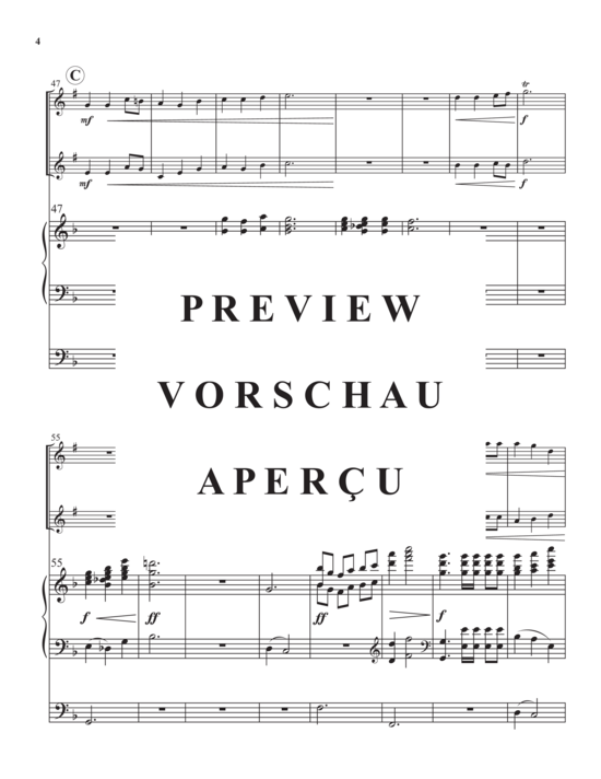 Product gallery: Page 6 of 10 Be Thou My Vision (variations) , , Trio for 2 Trumpets in B-flat and Organ/Piano