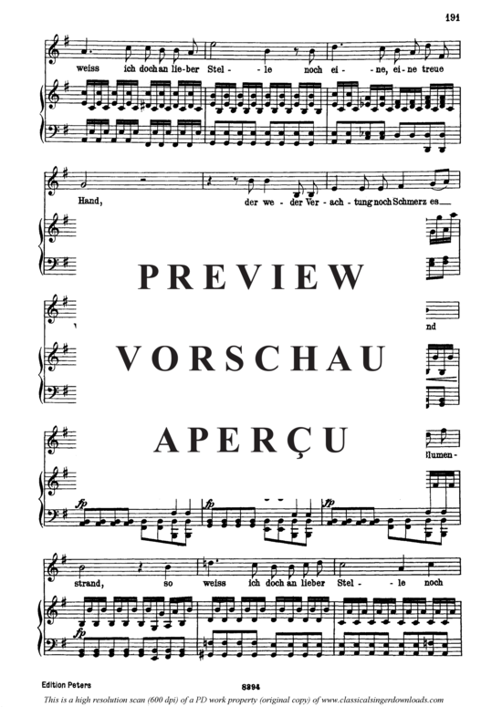 Product gallery: Page 12 of 13 Schiffers Scheidelied D.910, , High Voice and Piano