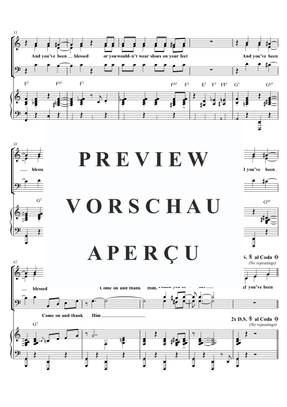 gallery: If You´ve Been Blessed, , Gemischter Chor SAM/Solo opt. und Klavier