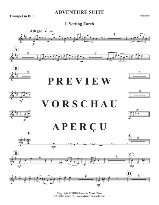 Produktgalerie: Seite 11 von 20 Adventure Suite , , (Blechbläser Quintett)