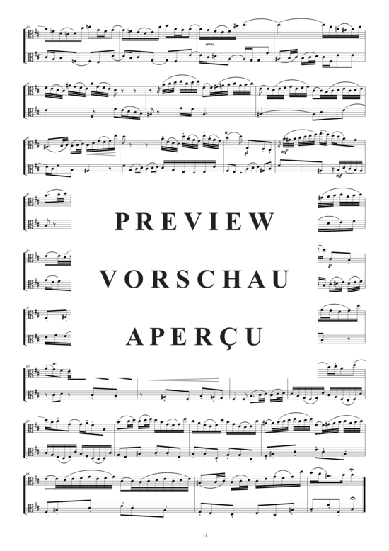 Product gallery: Page 3 of 3 Arie aus der Kantate Nr.103 für zwei Bratschen, , 