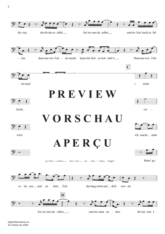Produktgalerie: Seite 3 von 4 Sei Immer Du Selbst , Zelter, Jonathan, (Violon-Cello)