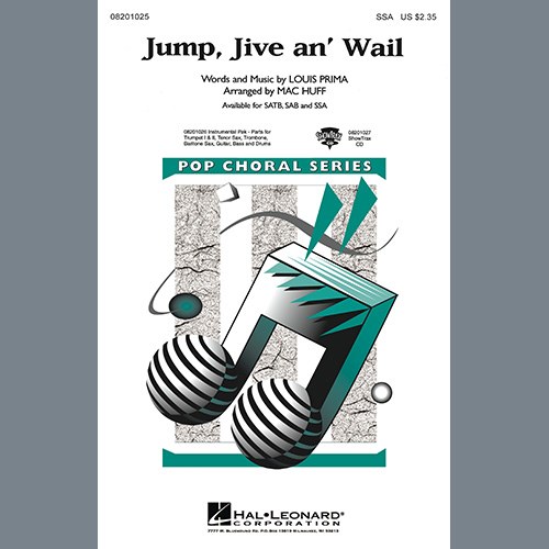 Product picture to: Jump, Jive An' Wail (arr. Mac Huff)