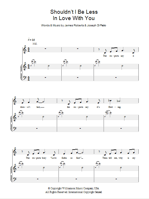 Produktbild zu: Shouldn't I Be Less In Love With You