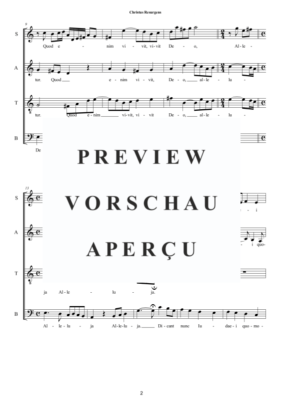 Produktgalerie: Seite 3 von 9 Christus Resurgens - Oster Motette, , Gemischter Chor a capella