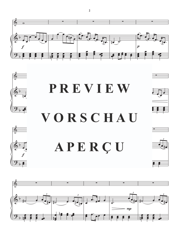 Produktgalerie: Seite 4 von 11 Sinfonia in F, , Alphorn in F und Klavier
