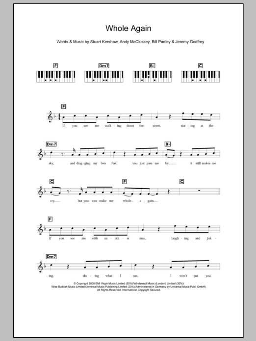 Produktbild zu: Whole Again