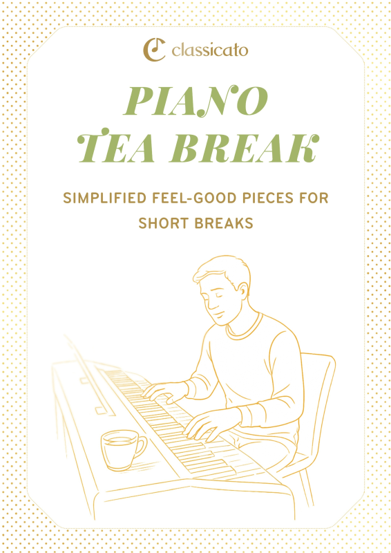 Produktbild zu: Piano Tea Break - Simplified feel-good pieces for short breaksFelix Mendelssohn Bartholdy / Frank Bridge / Edward Elgar / John Field / Henry Purcell