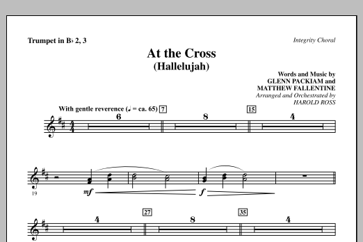 Produktgalerie: Seite 1 von 1 At The Cross (Hallelujah) - Trumpet 2 & 3, Harold Ross, Chor