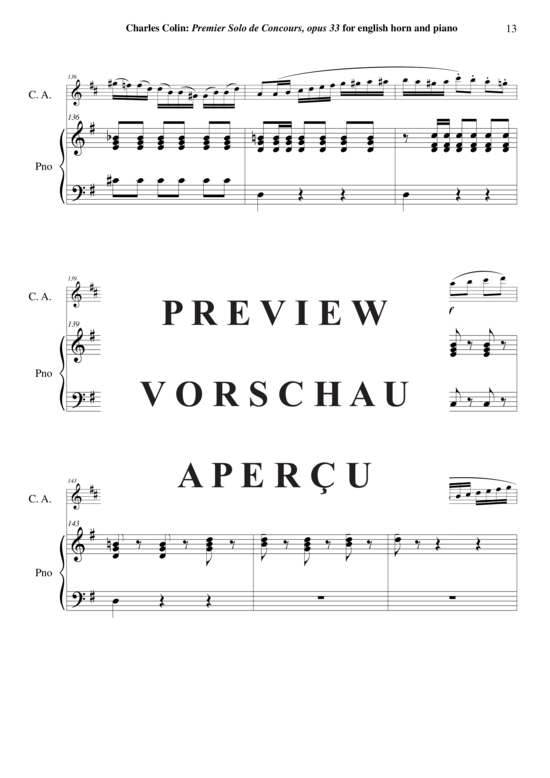 gallery: Solo de Concours no. 1 , , (Englischhorn + Klavier)