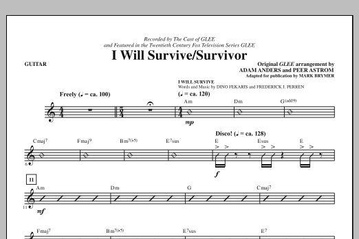Product picture to: I Will Survive/Survivor (arr. Mark Brymer) - Guitar
