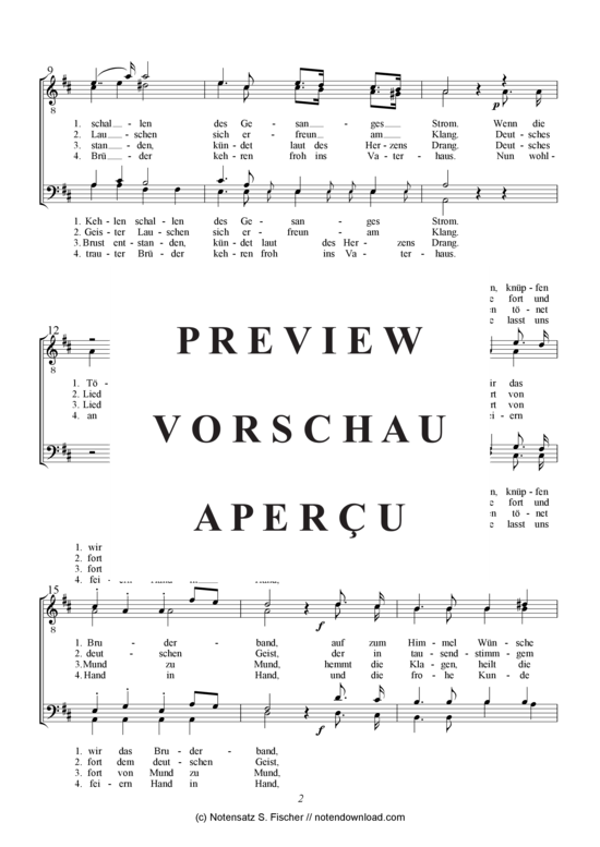 Product gallery: Page 3 of 4 Festmarsch , , (male choir)